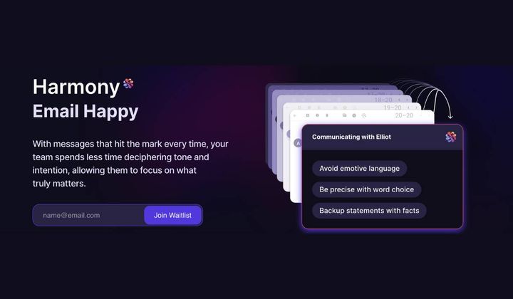 Harmony Secures Investment to Personalize Workplace Communication Using AI