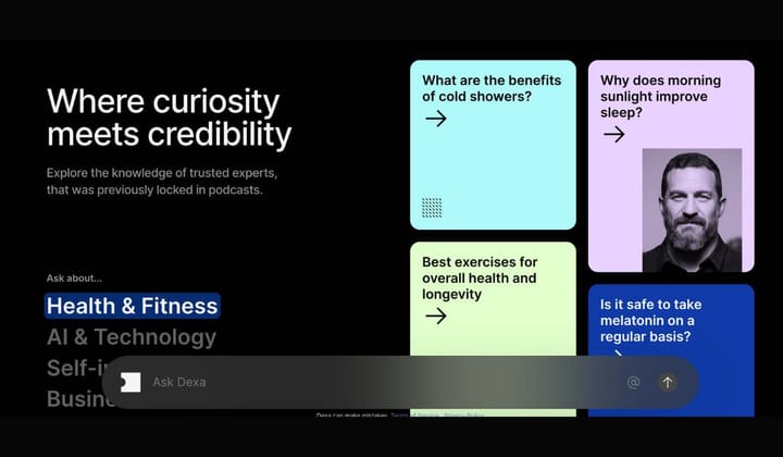 Dexa Secures $6M in Seed Funding to Revolutionize Search for Multi-Modal Content with AI, Starting with Podcasts.