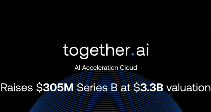 Together AI Raises $305M to Advance AI Acceleration Cloud at $3.3 Billion Valuation